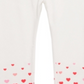 Leggings estampadas com corações para bebês meninas First Impressions, tamanho 6 a 9 meses