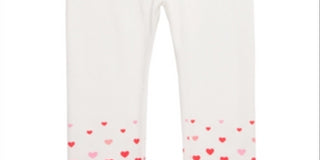 Leggings estampadas com corações para bebês meninas First Impressions, tamanho 6 a 9 meses
