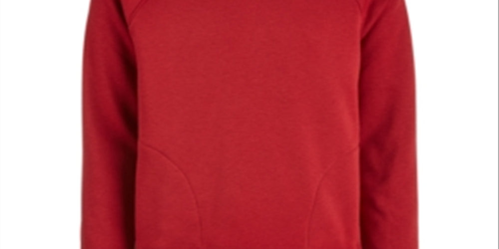 Ideologia Big Girl's Solid Hoodie Vermelho Tamanho Grande