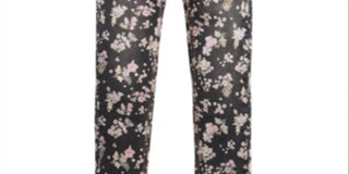 Epic Threads Big Girl's Floral Print Skinny Jeans  Black Size 10