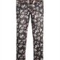 Calça jeans skinny com estampa floral para meninas grandes da Epic Threads, preta, tamanho 12
