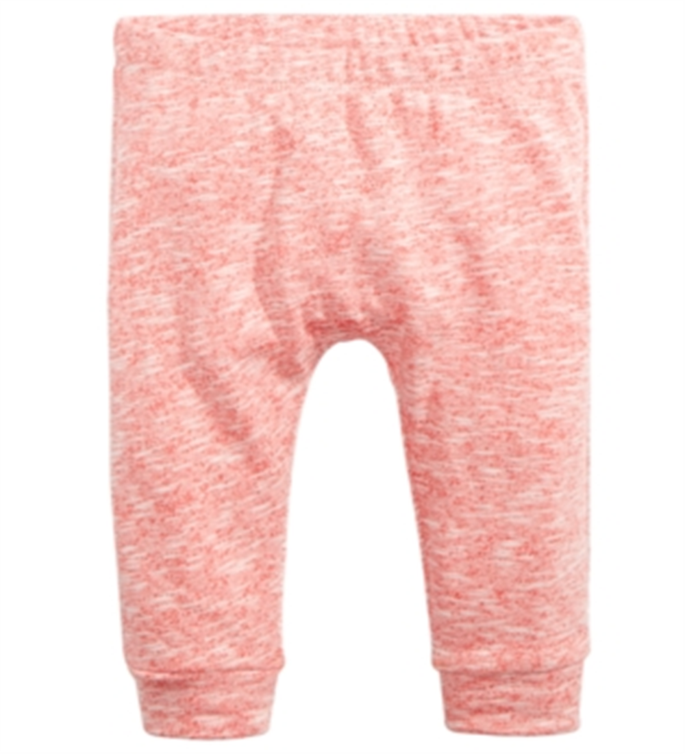 Calça jogger com costas em estrela para meninos e meninas First Impressions, vermelha, tamanho 3 a 6 meses