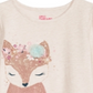 Camiseta infantil Woodland Fox da Epic Threads, branca, tamanho 5