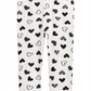 Leggings de coração para bebê menina First Impressions, tamanho 12 meses, branca