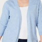Karen Scott Cardigan Feminino Canelado Jugo Azul Tamanho P