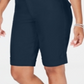 Shorts femininos Charter Club com bolso e zíper, tamanho 6, azul, tamanho 6