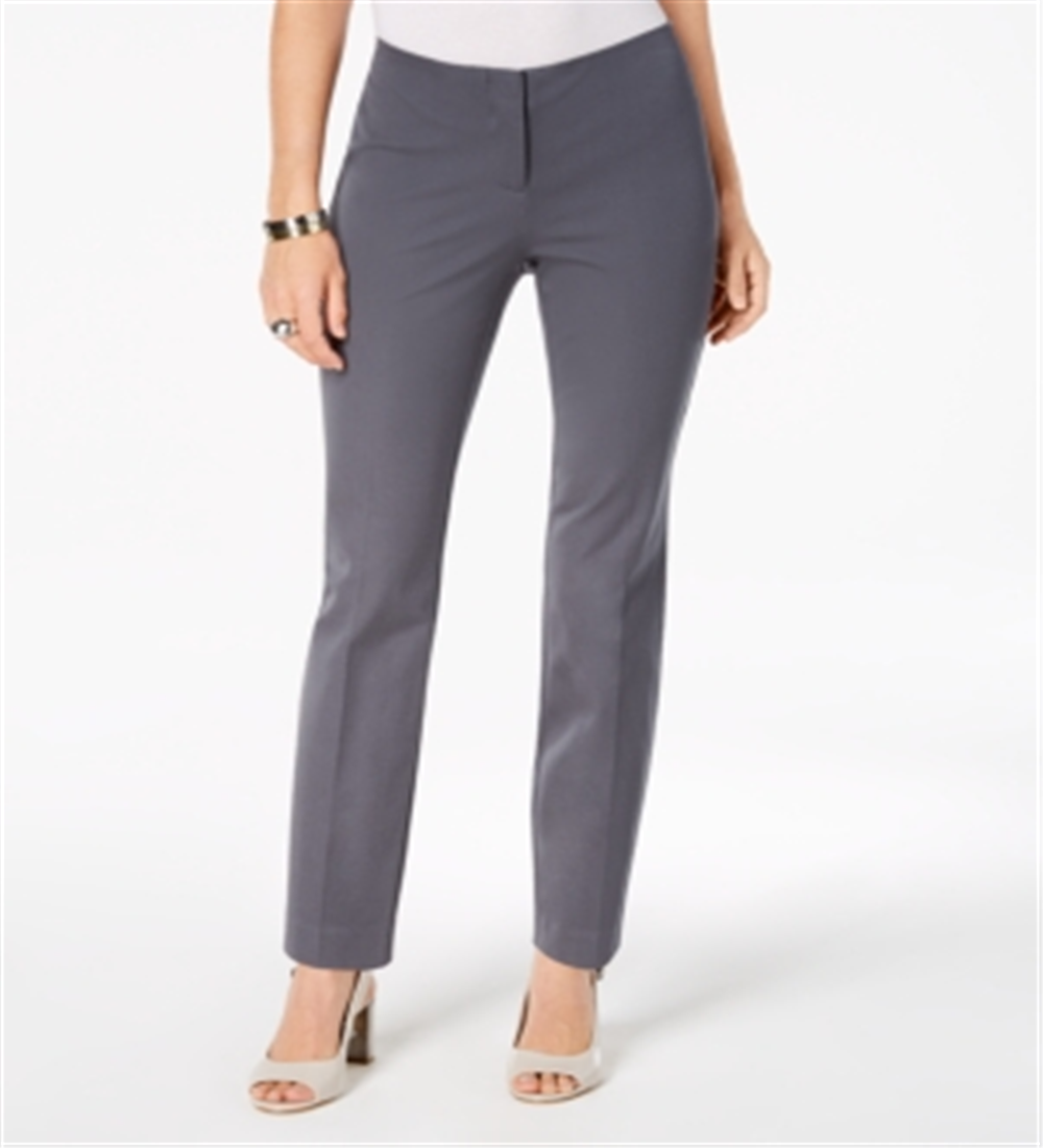 Calça skinny feminina Alfani Hollywood Waist, amarela, tamanho 12, pequena