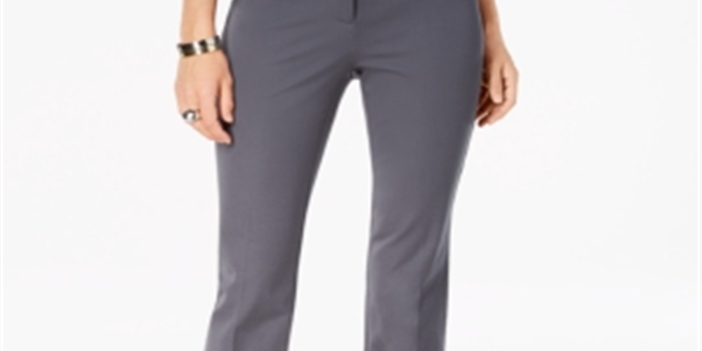 Calça skinny feminina Alfani Hollywood Waist, amarela, tamanho 12, pequena