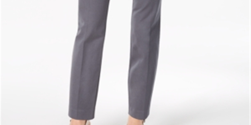 Calça skinny feminina Alfani Hollywood Waist, amarela, tamanho 12, pequena