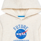 Moletom com capuz Jem Toddler Boys NASA Future Astronaut Marrom Tamanho 2