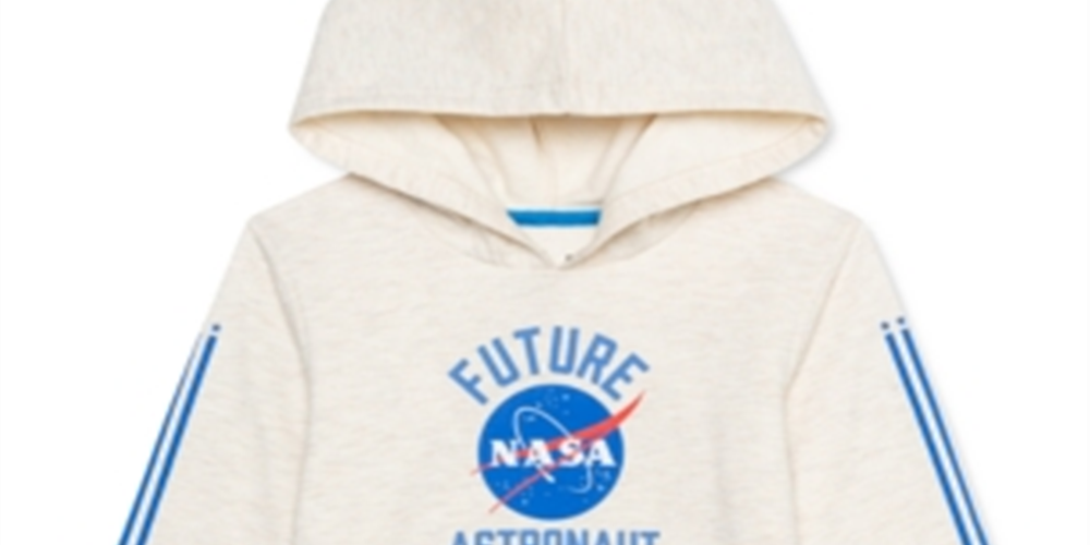Moletom com capuz Jem Toddler Boys NASA Future Astronaut Marrom Tamanho 2