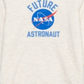 Moletom com capuz Jem Toddler Boys NASA Future Astronaut Marrom Tamanho 2