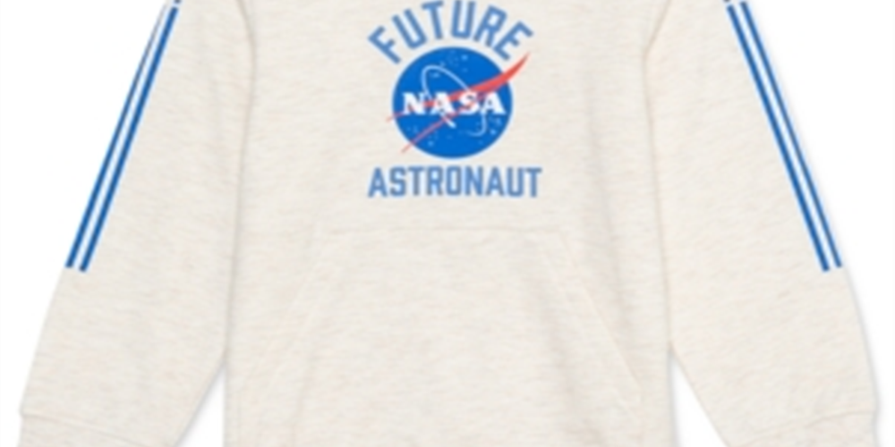 Moletom com capuz Jem Toddler Boys NASA Future Astronaut Marrom Tamanho 2