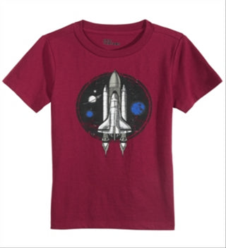 Epic Threads Little Boy's Spaceship T-Shirt Red Size 6