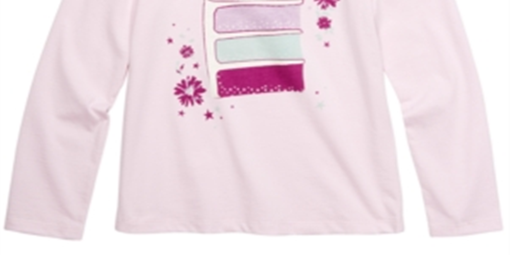 Camiseta infantil feminina com fatias de bolo da Epic Threads, rosa, tamanho 3T
