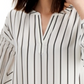 Blusa Henley Listrada Feminina Alfani Branca Tamanho XX-G