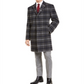 Tommy Hilfiger Addison Wool Blend Modern Fit Top Coat Masculino Cinza Tamanho 46