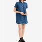 Camisa jeans feminina Levi's azul tamanho X-S