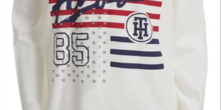 Camiseta Tommy Hilfiger Little Boys Dexter Logo Branca Tamanho 5