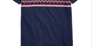 Epic Threads Little Boy's Isle Strip T-Shirt Blue Size 7
