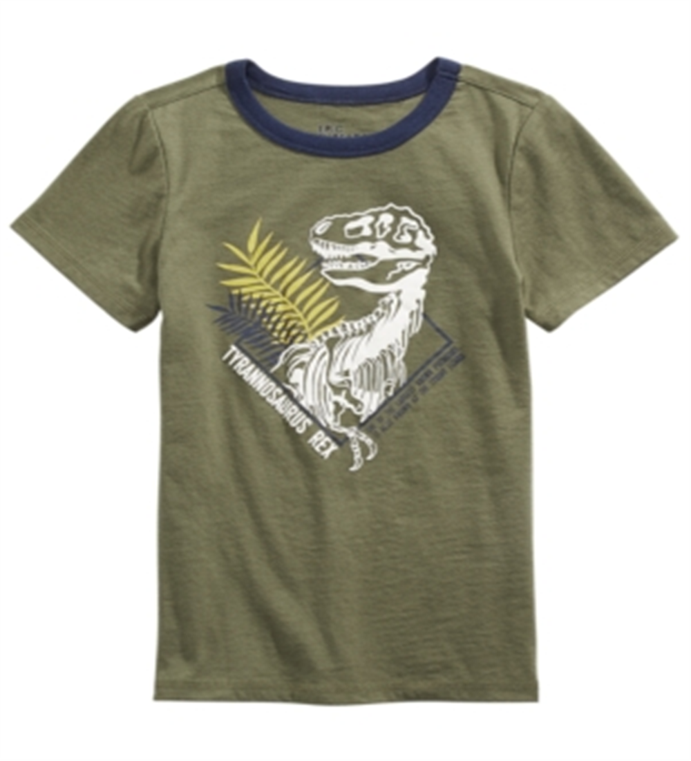 Camiseta infantil masculina com estampa de dinossauro da Epic Threads, verde, tamanho 3
