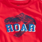 Camiseta infantil infantil Epic Threads Roar Tufted Chenille, tamanho 2, vermelha