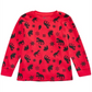 Camiseta térmica infantil masculina com estampa de dinossauro da Epic Threads, vermelha, tamanho 2