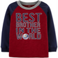 Camiseta de algodão estampada Carter's Toddler Boy's Brother, vermelha, tamanho 3T, slim