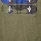 Camiseta Epic Threads Big Boy's Tiger Skate Verde Tamanho P