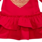 Vestido Terry com babados e brilho em forma de coração para meninas First Impressions, tamanho 18 meses