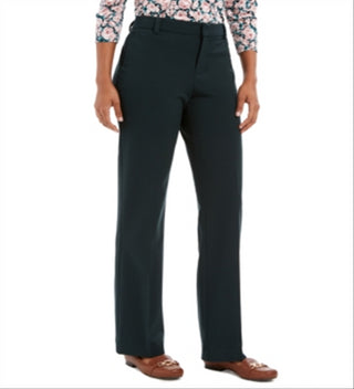 Calças femininas Charter Club Solid, verde, tamanho 2