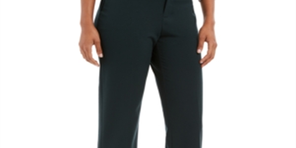 Calças femininas Charter Club Solid, verde, tamanho 2