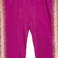 Leggings listradas metálicas para meninas Epic Threads, rosa, tamanho 2T