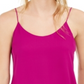 Camisola feminina Bar III com decote redondo, rosa, tamanho pequeno