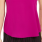 Camisola feminina Bar III com decote redondo, rosa, tamanho pequeno