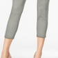 Legging Capri de Sarja Feminina Style &amp; Co, Prateada, Tamanho Grande