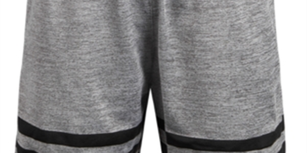 Shorts listrados Ideology Little Boy's Border, cinza, tamanho 7