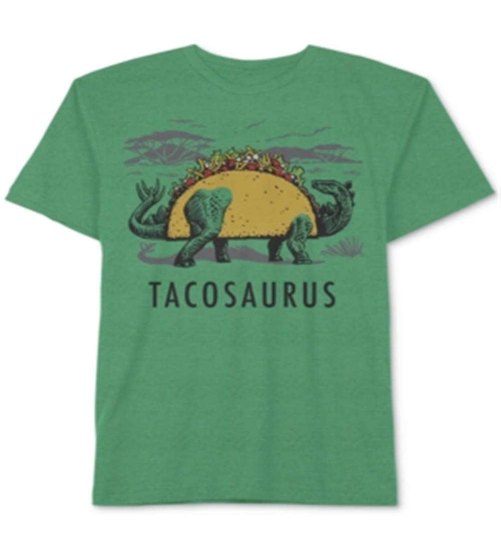 Camiseta Stago Taco para meninos Jem Little Boy, verde, tamanho 4