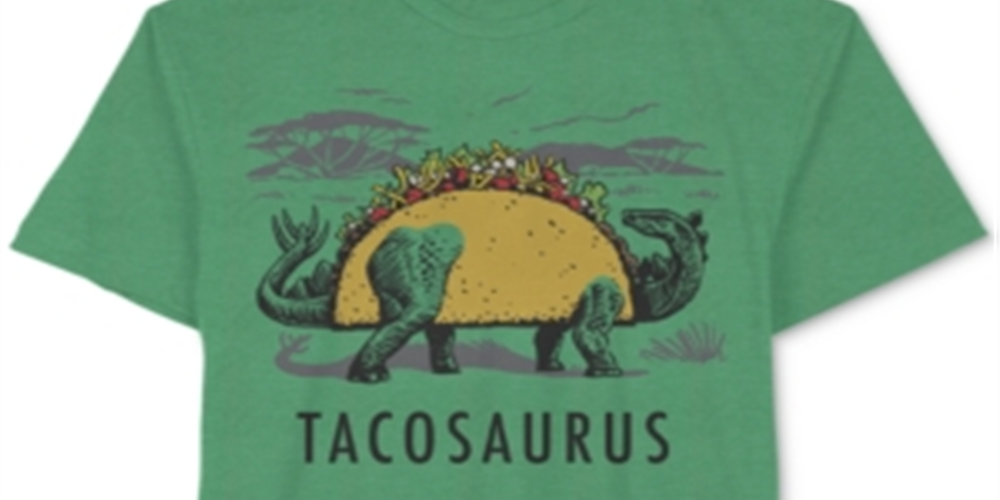 Camiseta Stago Taco para meninos Jem Little Boy, verde, tamanho 4