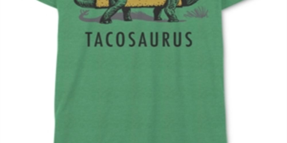 Camiseta Stago Taco para meninos Jem Little Boy, verde, tamanho 4