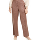 Calça feminina Alfani Wide Leg Marrom Tamanho 18