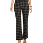 Calça Bootcut Inc Windowpane Preta Tamanho 18