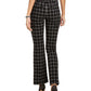 Calça Bootcut Inc Windowpane Preta Tamanho 18