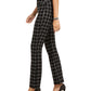 Calça Bootcut Inc Windowpane Preta Tamanho 18