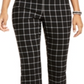 Calça Bootcut Inc Windowpane Preta Tamanho 18