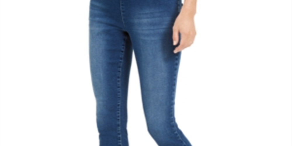 Calças jegging jeans femininas da INC International Concepts, azul, tamanho 16