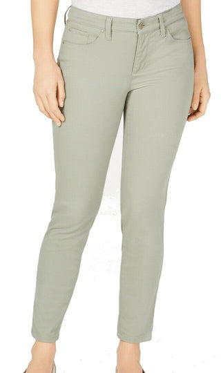 Calça jeans skinny feminina Charter Club Bristol, verde, tamanho 10