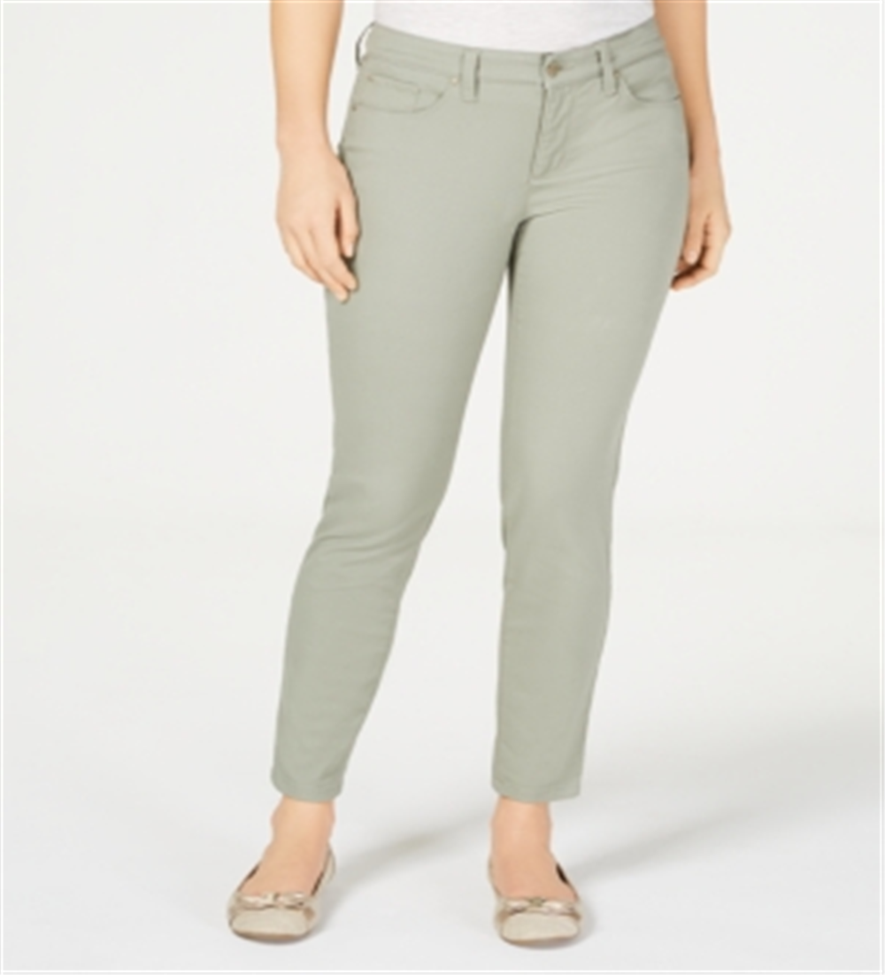Calça jeans skinny feminina Charter Club Bristol, verde, tamanho 10