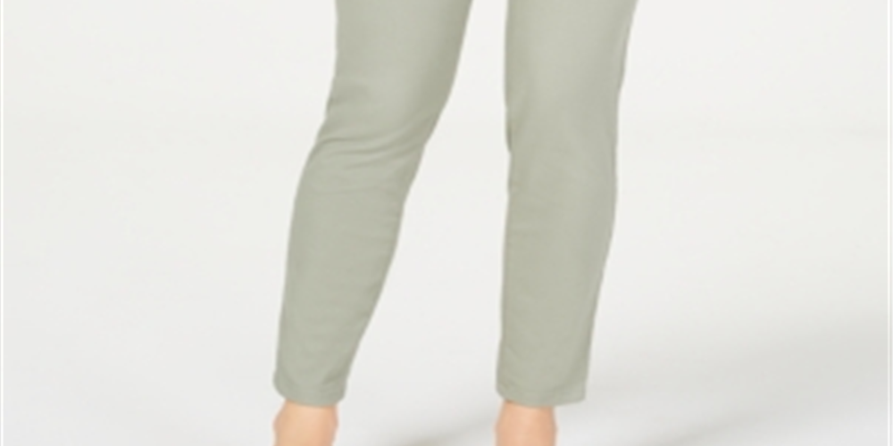 Calça jeans skinny feminina Charter Club Bristol, verde, tamanho 10