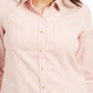 Camisa feminina de veludo cotelê de algodão com botões Charter Club, rosa, tamanho pequeno G
